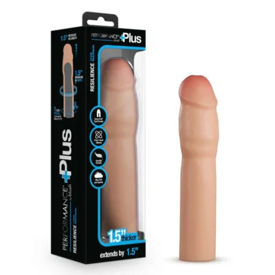 Performance Plus 1.5 Inch Silicone Penis Xtender – Beige