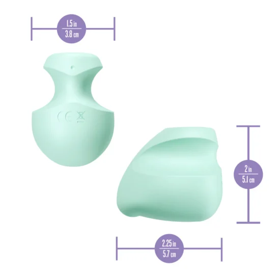 Play With Me | Dream Crush Silicone Mini Finger Vibrator – Clitoral & Nipple Play – Rechargeable & Waterproof – In Green - Image 7
