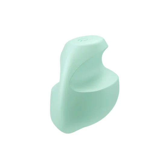 Play With Me | Dream Crush Silicone Mini Finger Vibrator – Clitoral & Nipple Play – Rechargeable & Waterproof – In Green - Image 9