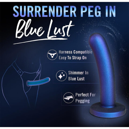 Surrender Peg Intermediate Dildo - Blue Lust - Image 5