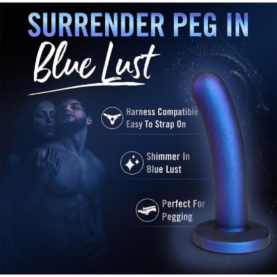 Surrender Peg Intermediate Dildo - Blue Lust - Image 6