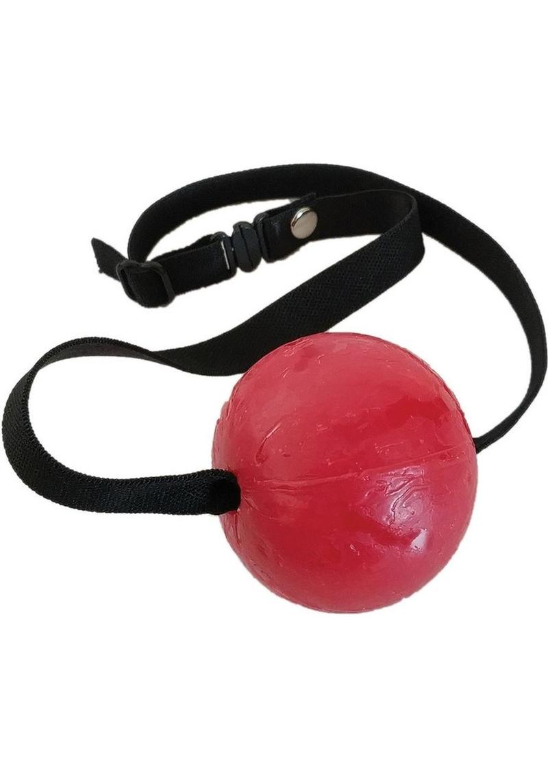 Candy Ball Gag Strawberry - Image 3