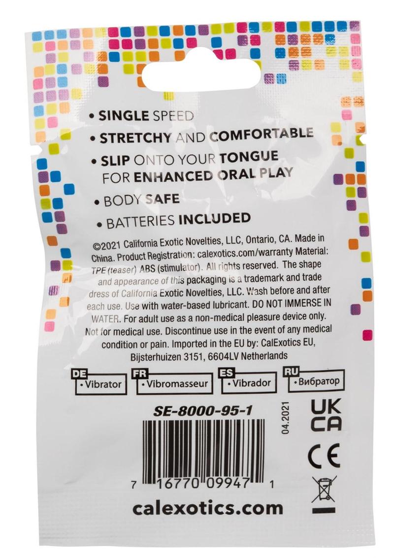 Foil Pack Textured Cock Ring Assorted Colors - Image 3