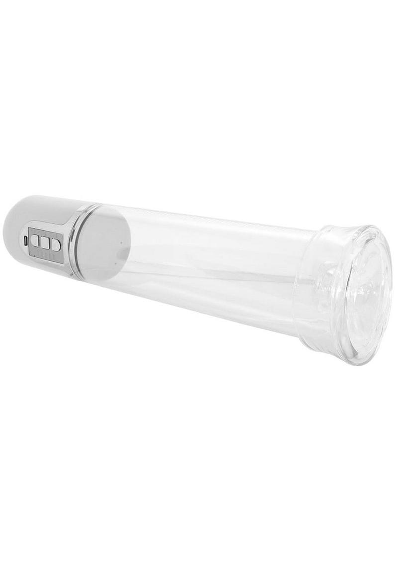 Electric Pump Rechargeable Penis Pump - Clear - Image 3