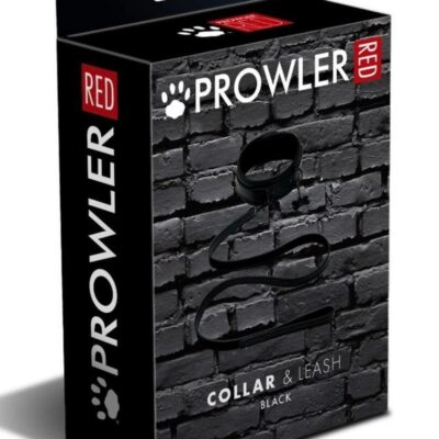 Prowler RED Collar and Leash – Black