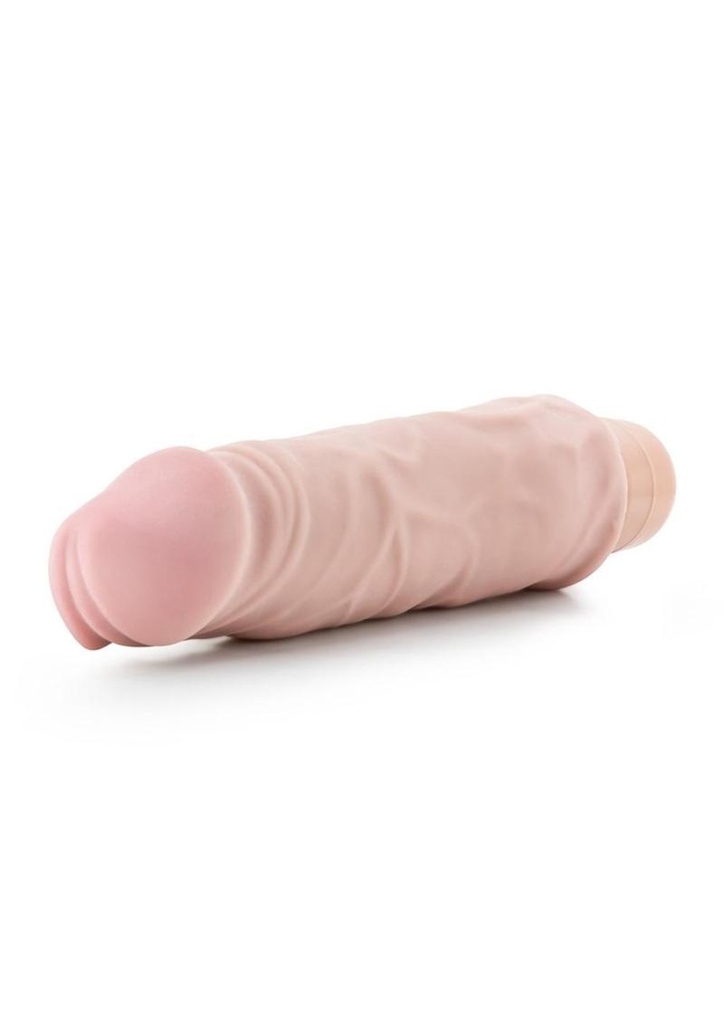 Au Naturel Home Wrecker Vibrating Dildo 9in - Vanilla - Image 4