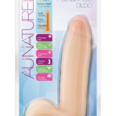 Au Naturel Mister Perfect Dildo with Balls 8.5in – Vanilla