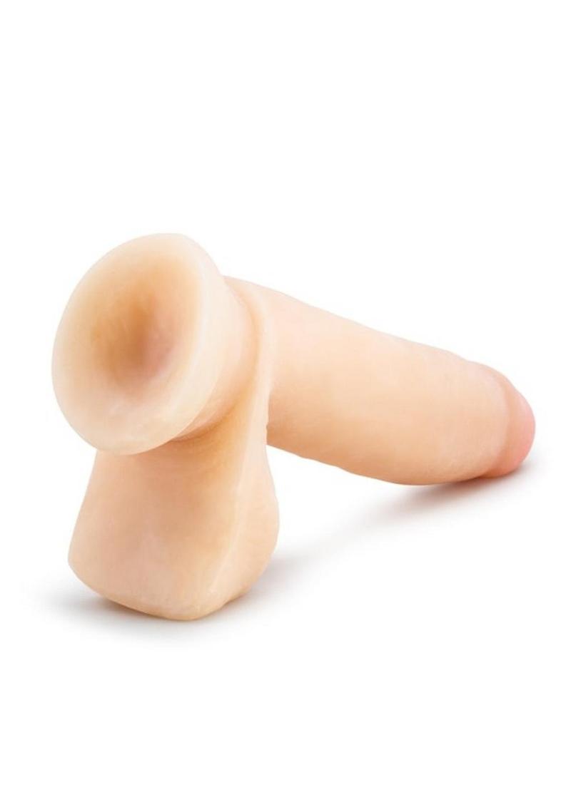 Au Naturel Sensa Feel Dildo with Balls 7in - Vanilla - Image 5