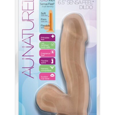 Au Naturel Sensa Feel Dildo 6.5in – Caramel