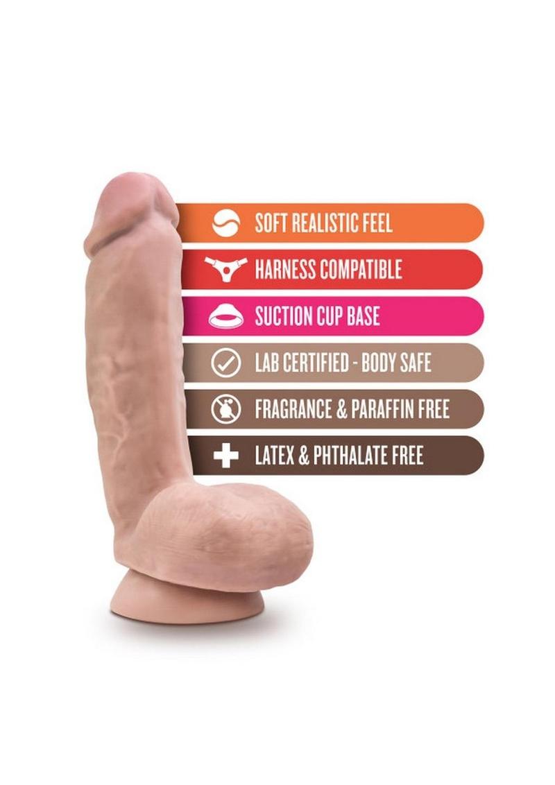 Au Naturel Anthony Dildo 8.5in - Vanilla - Image 2