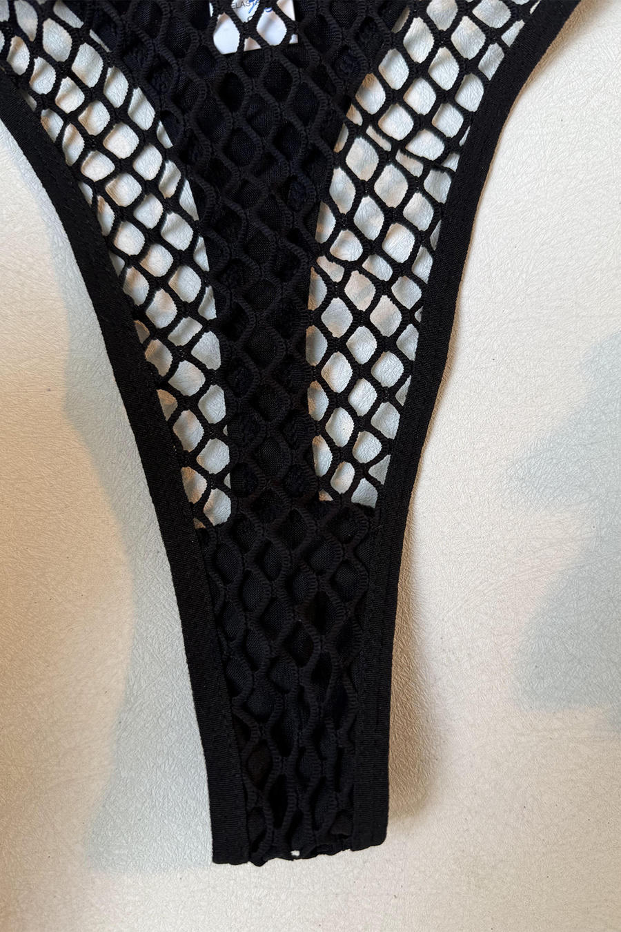 Sexy high stretch solid color halter-neck two-piece set(with underwire) - Image 10