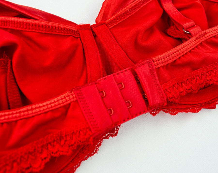 Sexy slight stretch bow decor two-piece set(with underwire&gloves) - Image 6