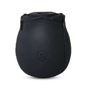 10-Function Black Color Silicone Clitoral Sucking Rose Vibrator - Image 8