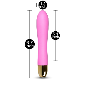 7-Speed Magenta Color Rechargeable Classic Vibrator - Image 2