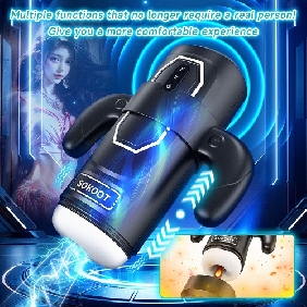 Black Rechargeable Automatic Masturbator with Heating – 9+6+3 Modes, Waterproof - Image 2