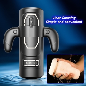 Black Rechargeable Automatic Masturbator with Heating – 9+6+3 Modes, Waterproof - Image 4