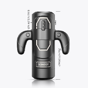 Black Rechargeable Automatic Masturbator with Heating – 9+6+3 Modes, Waterproof - Image 8