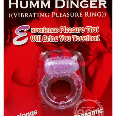 Humm Dinger Vibrating Cockring – Purple