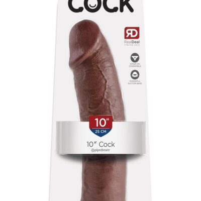 King Cock Dildo 10in – Chocolate