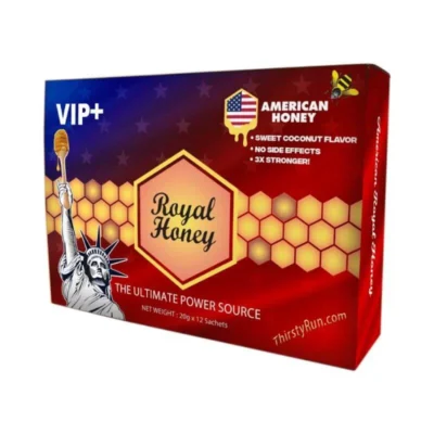Royal Honey VIP and American Honey – 12 Counts Per Box – 20 Grams