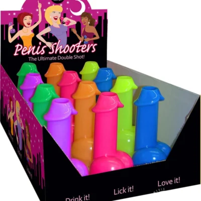 Neon Penis Shooters Counter Display  PER EACH