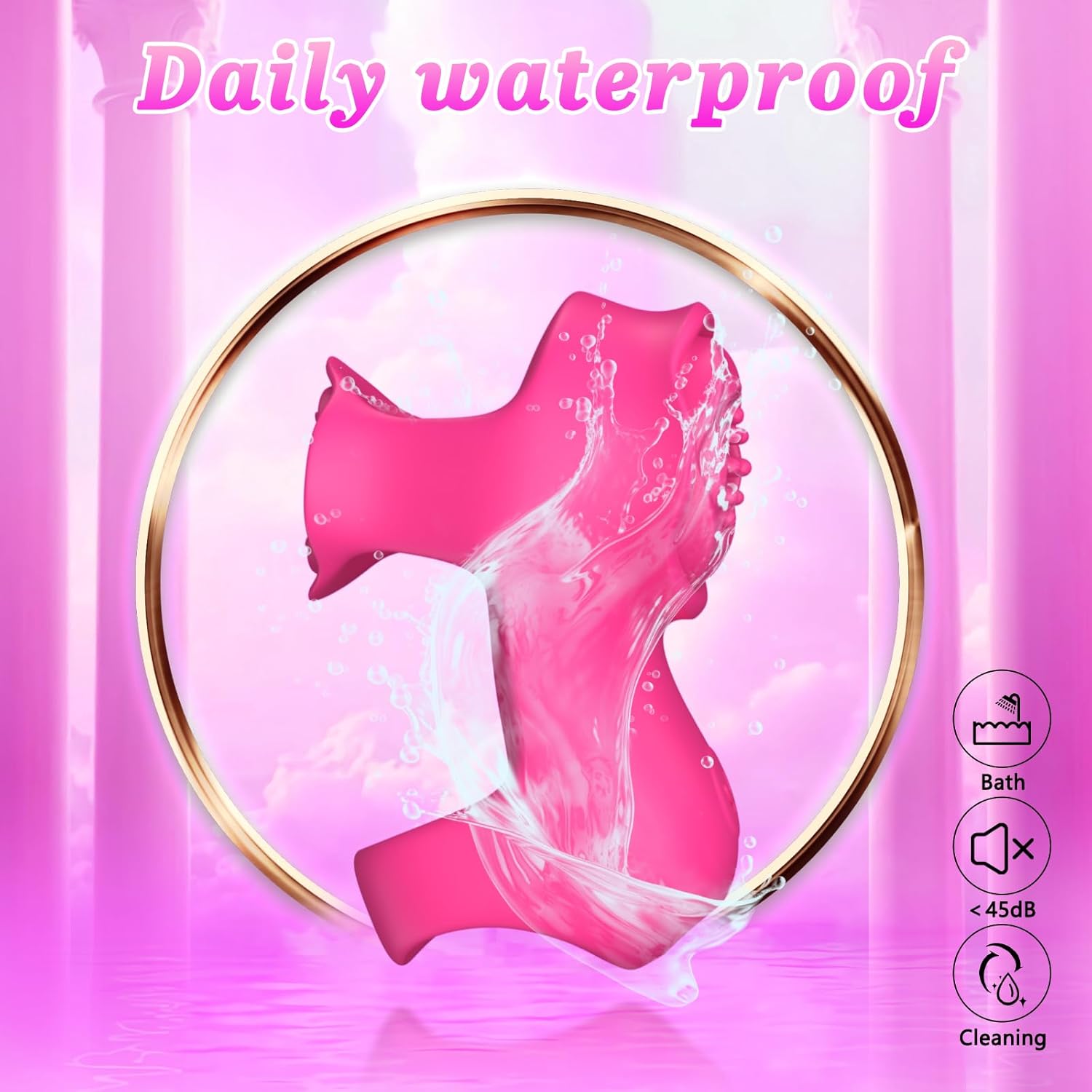 Finger Vibrator Adult Sex Toys - Mini Vibrator Rose Toy with 5 Vibrating + 9 App Modes, Clitoral Nipple Stimulator with Two Vibration Zones, Adult Sex Toys Clitoral Vibrator for Women Couples - Image 3