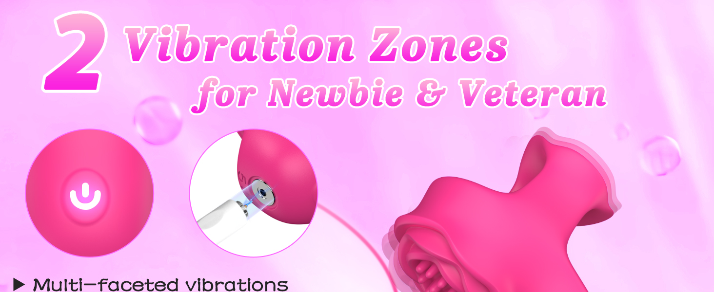 Finger Vibrator Adult Sex Toys - Mini Vibrator Rose Toy with 5 Vibrating + 9 App Modes, Clitoral Nipple Stimulator with Two Vibration Zones, Adult Sex Toys Clitoral Vibrator for Women Couples - Image 10