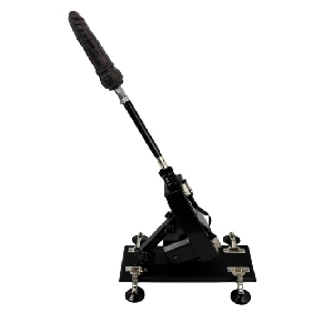 Black Adjustable Thrusting Sex Machine with 6 Attachments & Plug-In Power – 85° Angle Adjustment - Image 4