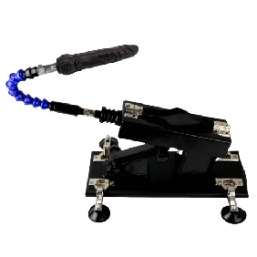 Black Adjustable Thrusting Sex Machine with 6 Attachments & Plug-In Power – 85° Angle Adjustment - Image 5