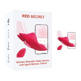 10-Speed Red Vibrating Panty with App & Remote Control