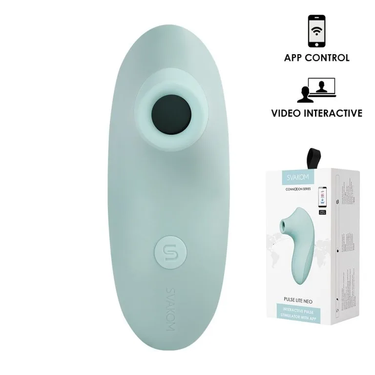 Svakom – Lite NEO Mint – Luchtdruk Vibrator met APP - Image 5