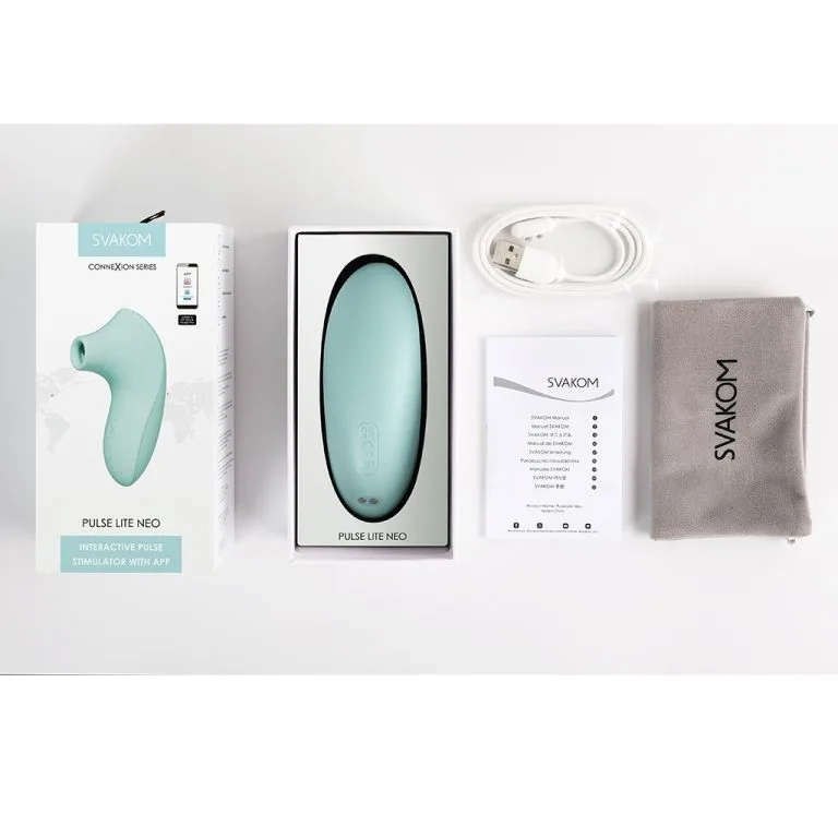 Svakom – Lite NEO Mint – Luchtdruk Vibrator met APP - Image 2