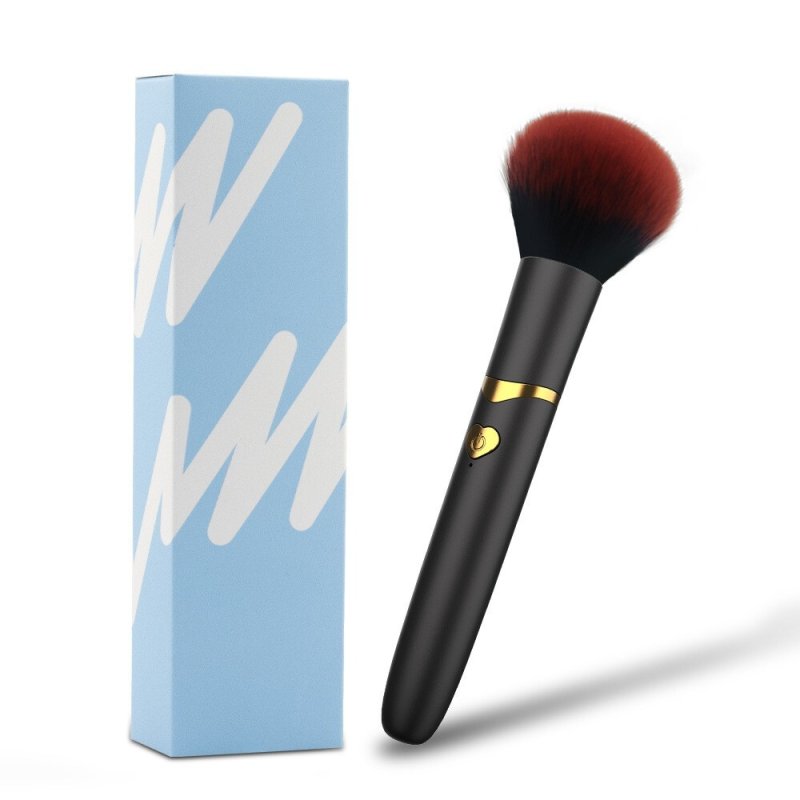 Heart Button Vibrating Makeup Brush