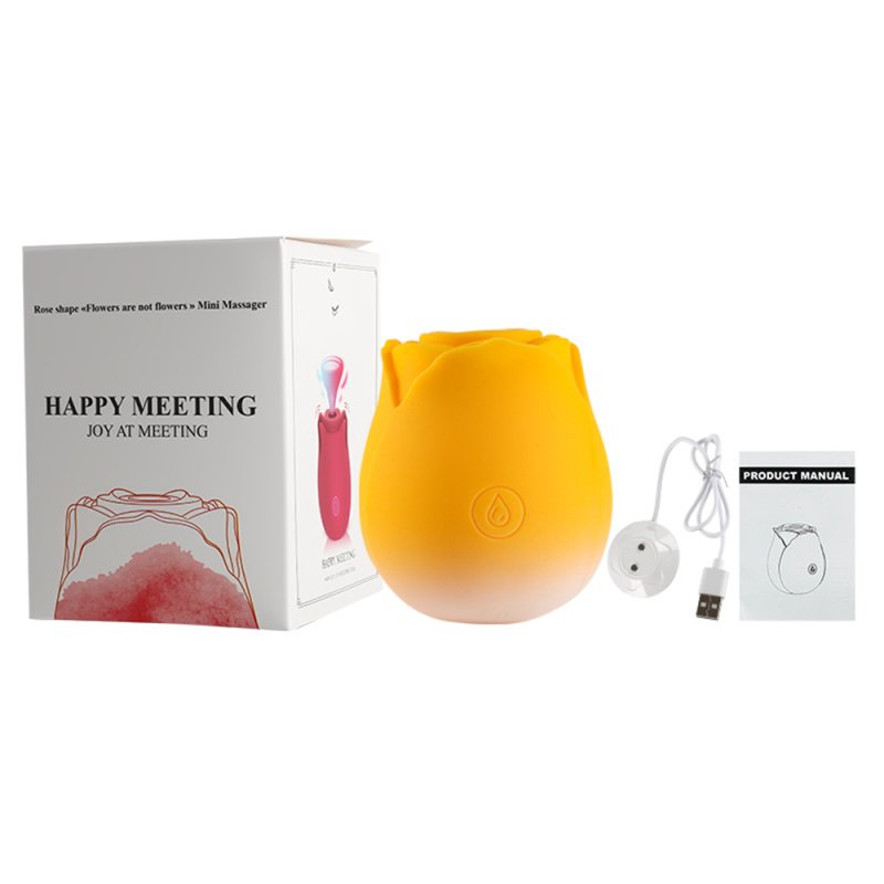 Gradient Colored Suction Rose Vibrator - Image 3
