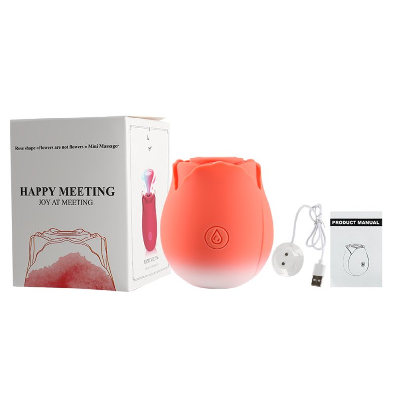 Gradient Colored Suction Rose Vibrator - Image 4