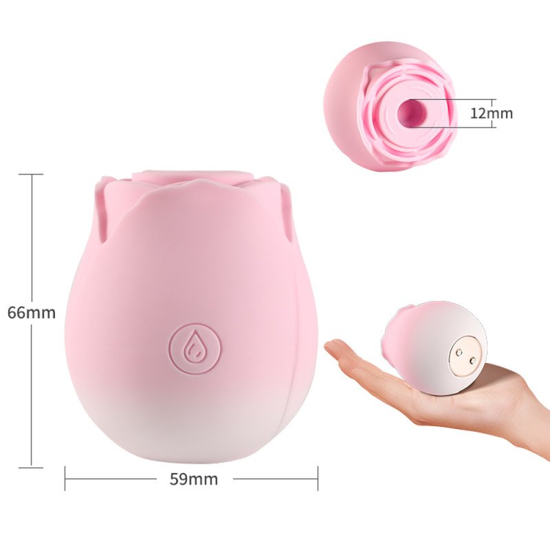 Gradient Colored Suction Rose Vibrator - Image 5