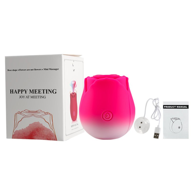 Gradient Colored Suction Rose Vibrator - Image 6