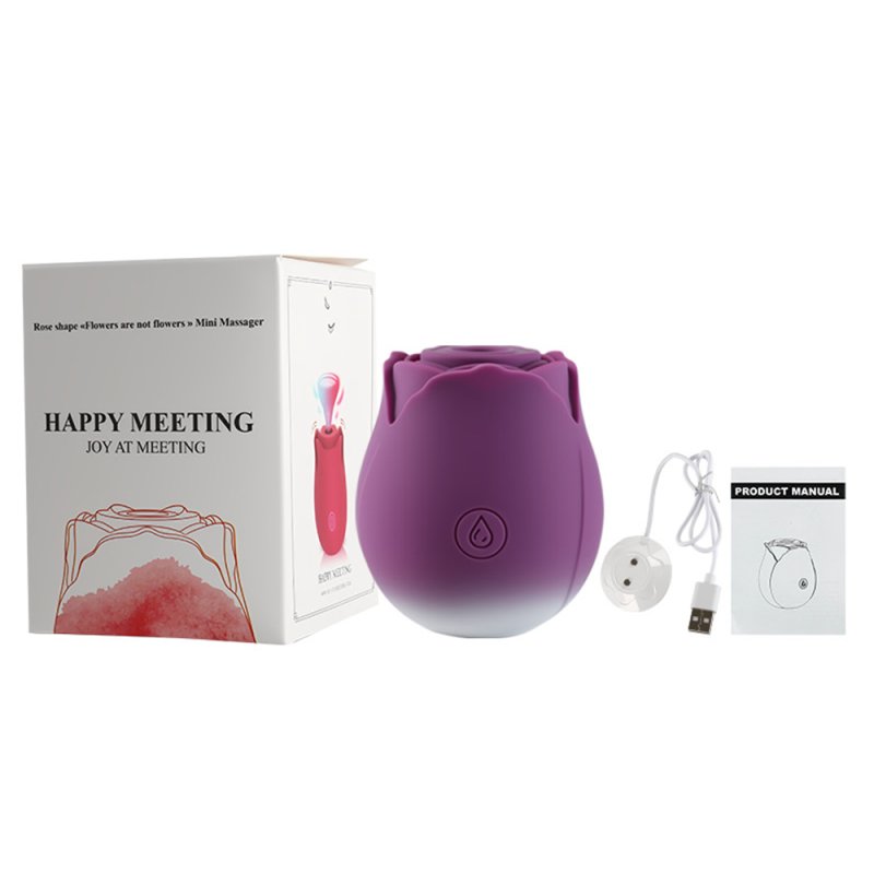 Gradient Colored Suction Rose Vibrator - Image 7