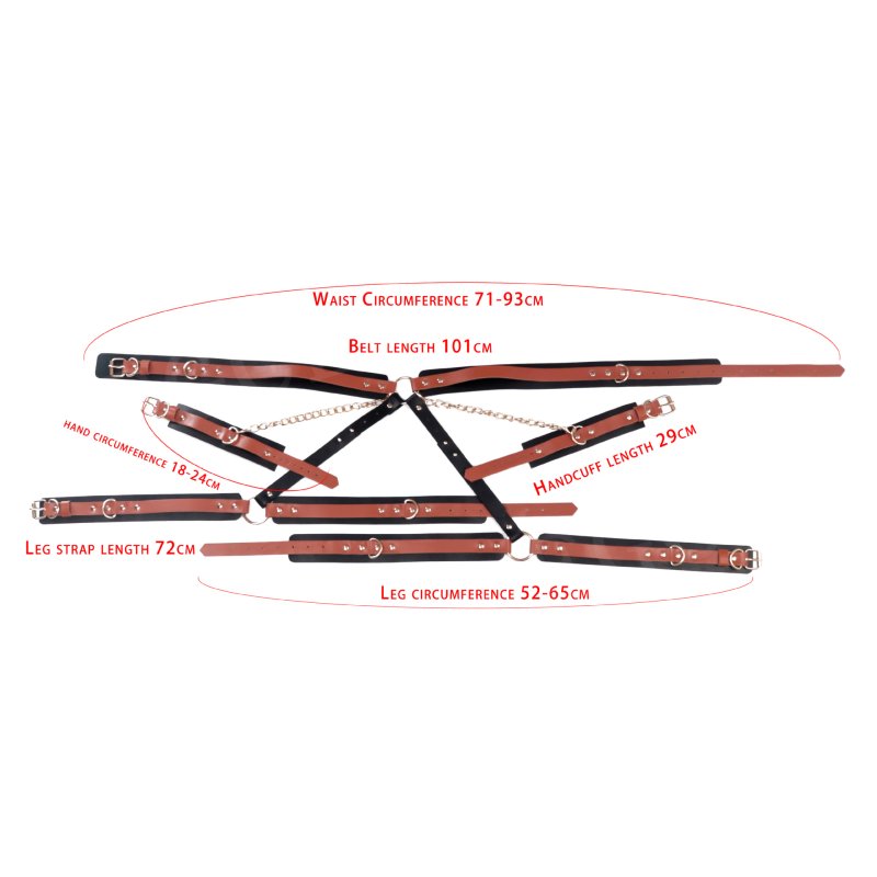 Bondage Leather Body Harness - Image 2
