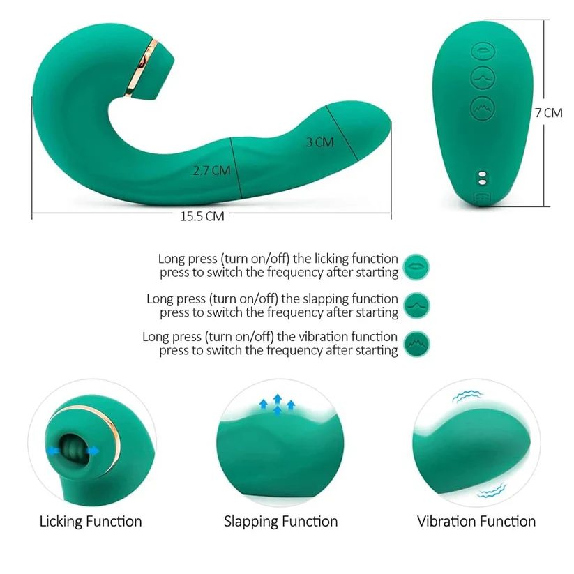 Clitoral Sucking & Licking Vibrator - Image 6