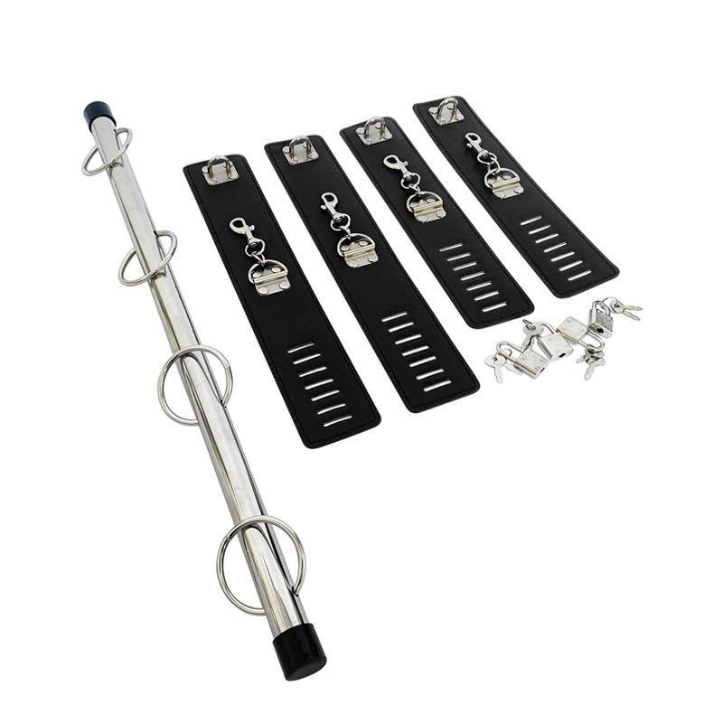 Locking Wrist and Ankle Spreader Bar With Cuffs - Image 5
