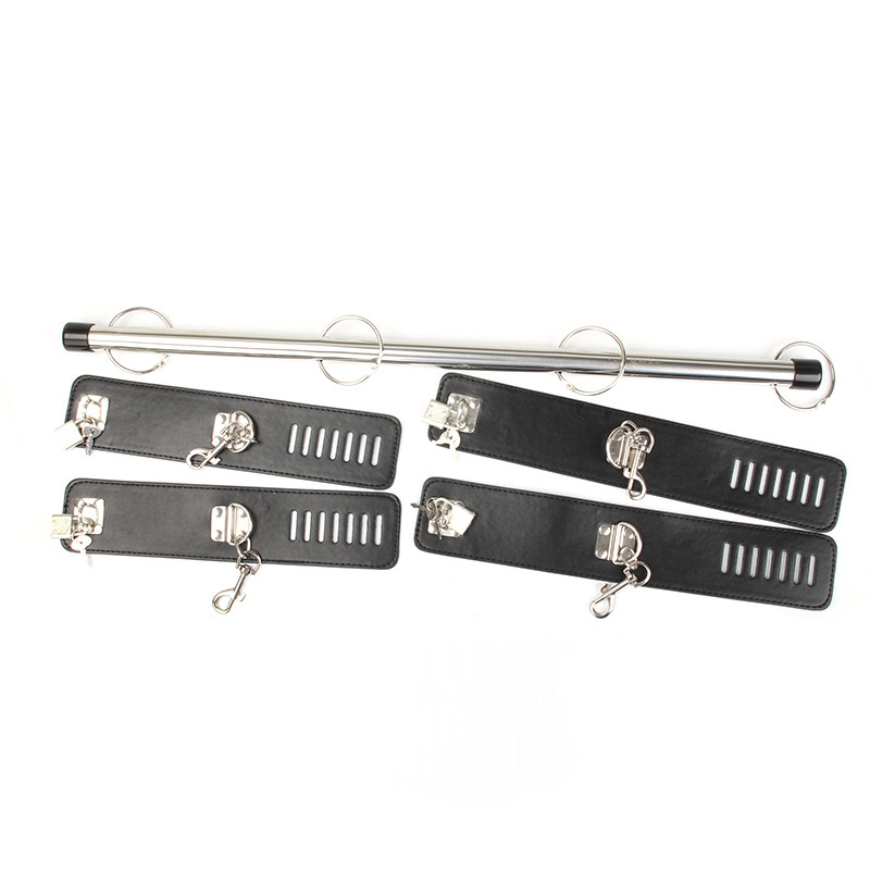 Locking Wrist and Ankle Spreader Bar With Cuffs - Image 9