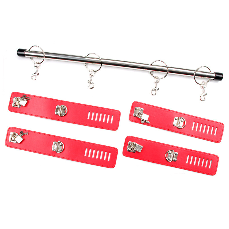 Locking Wrist and Ankle Spreader Bar With Cuffs - Image 10