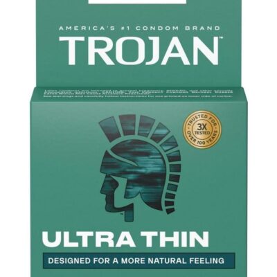 Trojan Raw Lubricated Latex Condoms 3-Pack