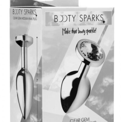 Booty Sparks Clear Gem Small Anal Plug – Clear