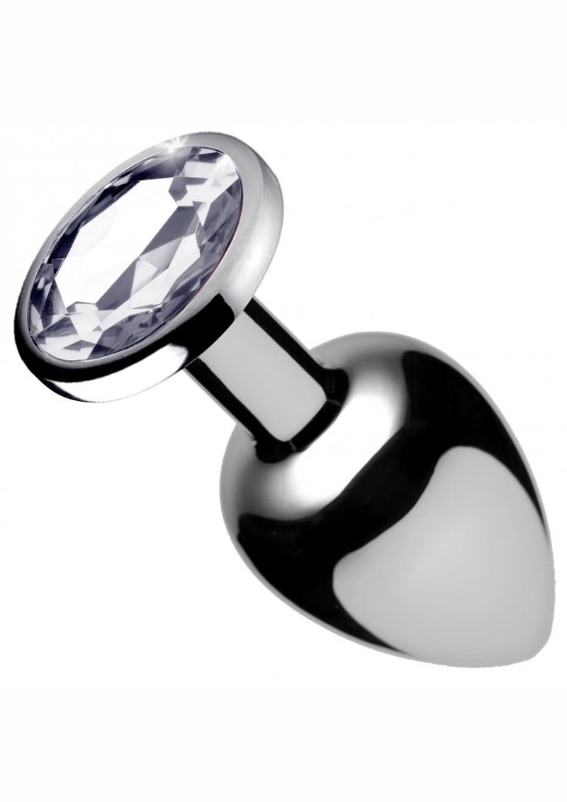 Booty Sparks Clear Gem Small Anal Plug - Clear - Image 3