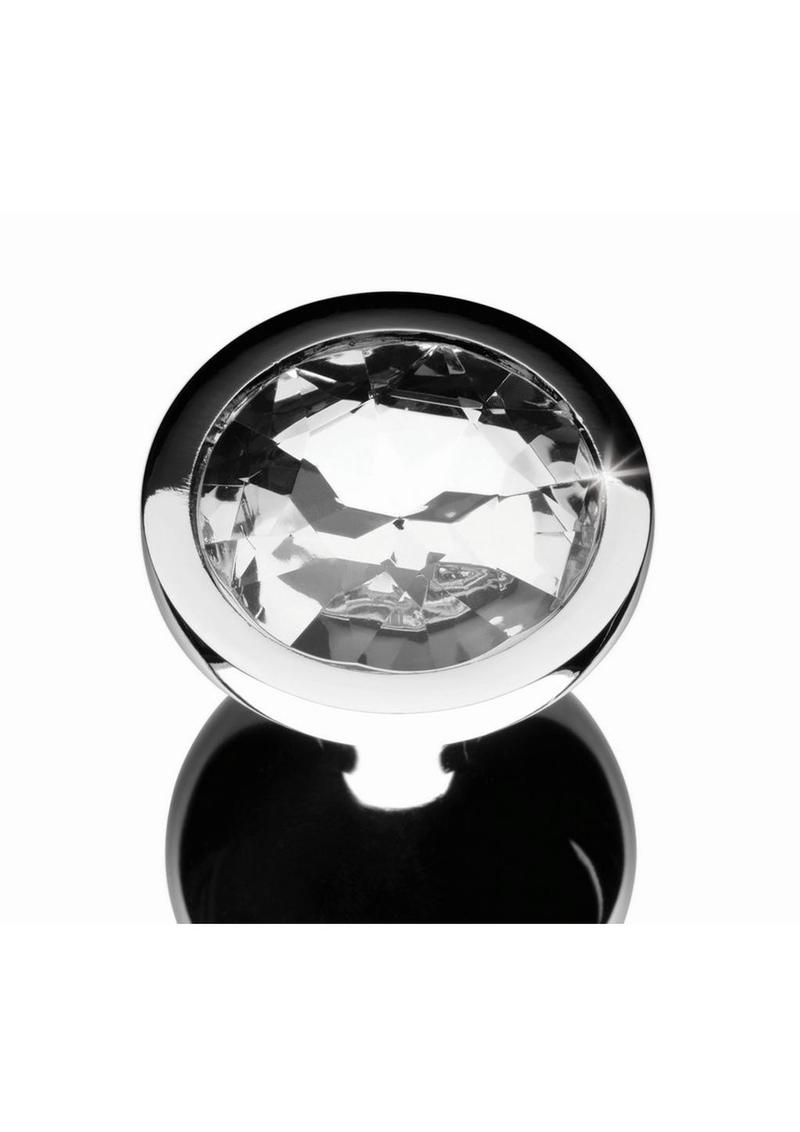 Booty Sparks Clear Gem Small Anal Plug - Clear - Image 4