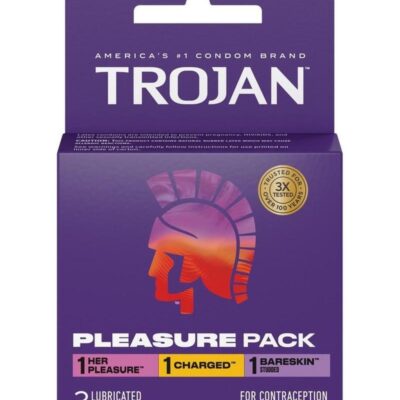 Trojan Pleasure Pack Condoms (3ct)