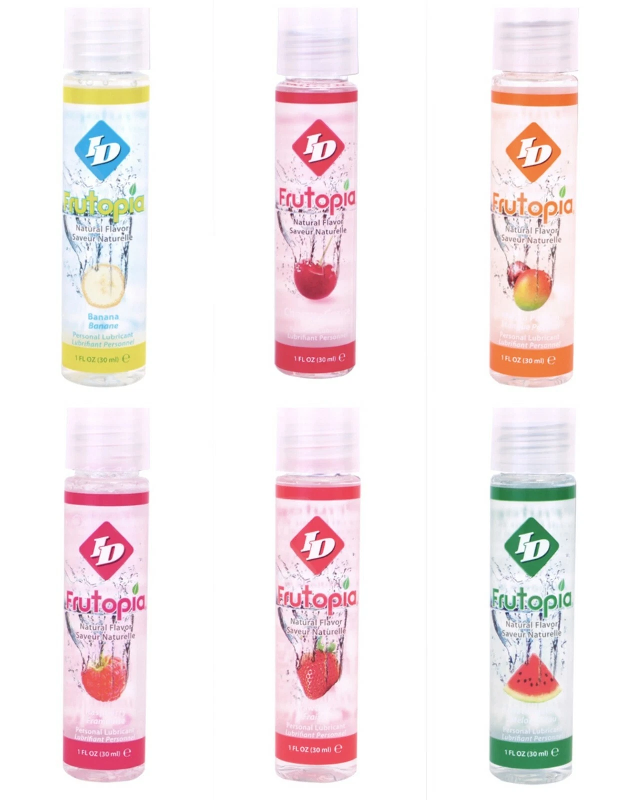 ID Frutopia Water Based Flavored Lubricant Mango Passion 1oz