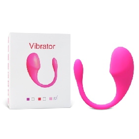 Pink Vibrating Egg with 9-Speed APP Control, Medical Grade Silicone, Waterproof, Plug-In Rechargeable